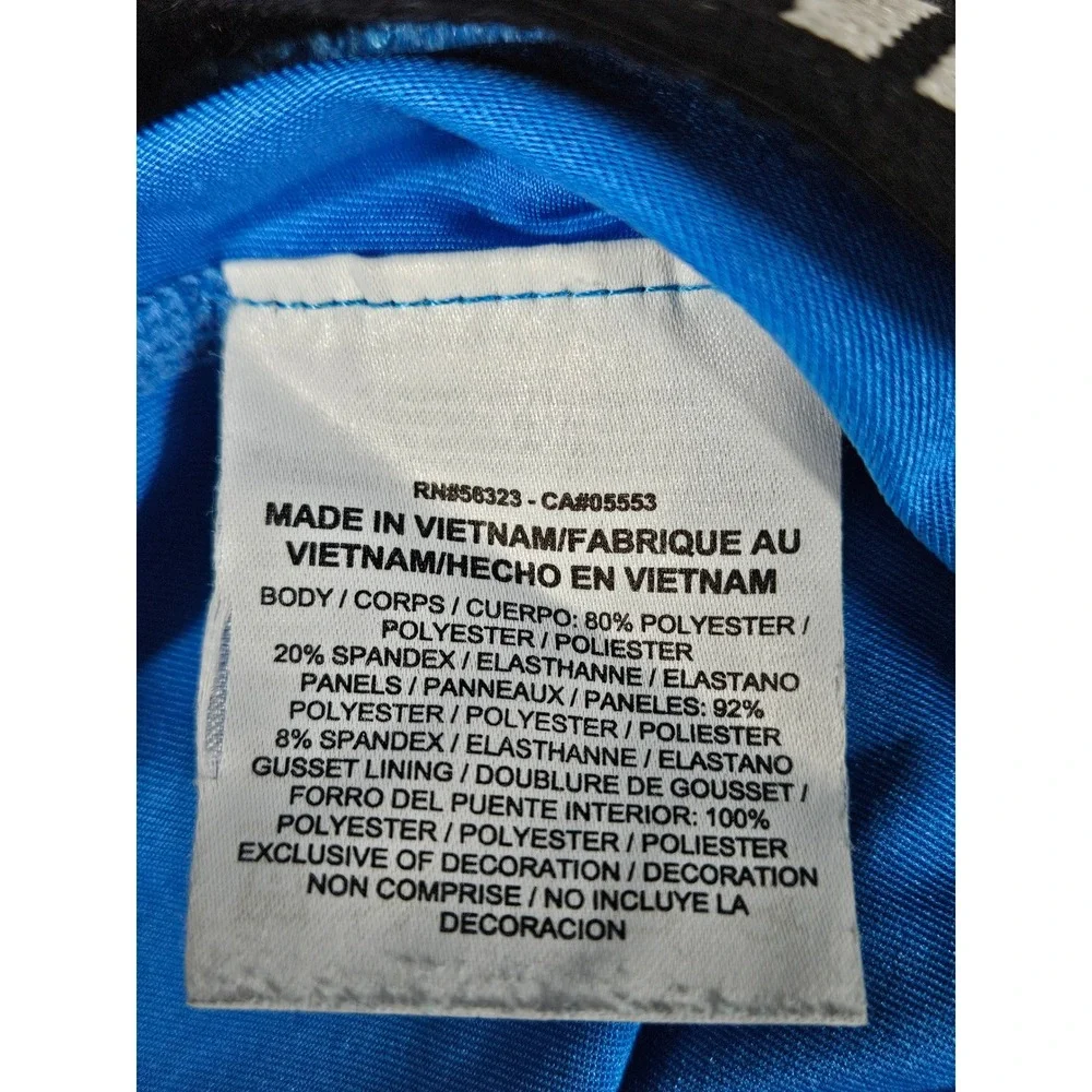 Nike‎ Pro Dri-FIT Womens Blue Camo Crop Leggings Training Tights Size M